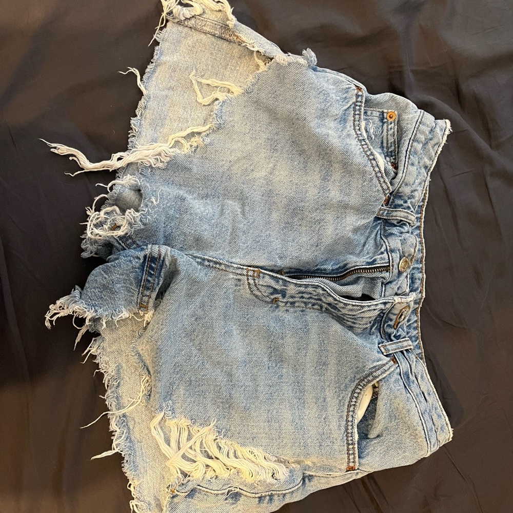 Distressed Denim Women's Shorts